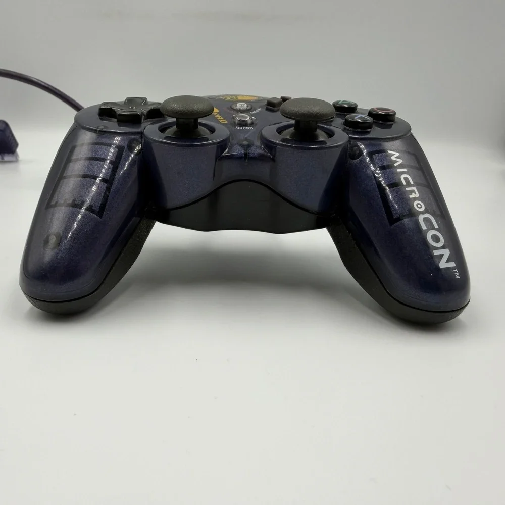 Mad Catz MicroCON Dual Force 2 Pro PS2 Controller Translucent Purple 8236 Wired